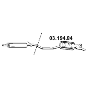 Endschalldämpfer 03.194.84 von EBERSPÄCHER günstig für 84,52 € online kaufen