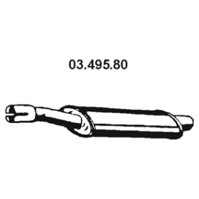 Mittelschalldämpfer 03.495.80
