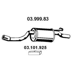 Endschalldämpfer 03.999.83 von EBERSPÄCHER günstig für 111,85 € online kaufen