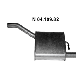 Endschalldämpfer 04.199.82 von EBERSPÄCHER günstig für 91,67 € online kaufen