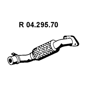 Abgasrohr 04.295.70