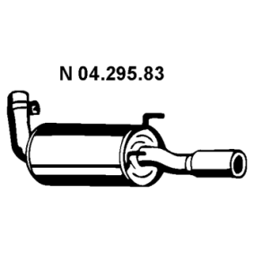Endschalldämpfer 04.295.83