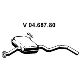 Vorschalldämpfer 04.687.80