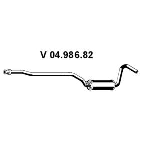 Vorschalldämpfer 04.986.82 FORD ORION von EBERSPÄCHER