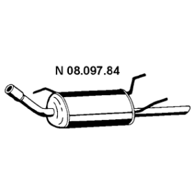 Endschalldämpfer 08.097.84 von EBERSPÄCHER günstig für 223,72 € online kaufen