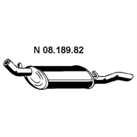 Endschalldämpfer 08.189.82 von EBERSPÄCHER günstig für 163,72 € online kaufen