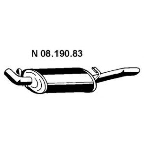 Endschalldämpfer 08.190.83 von EBERSPÄCHER günstig für 107,32 € online kaufen