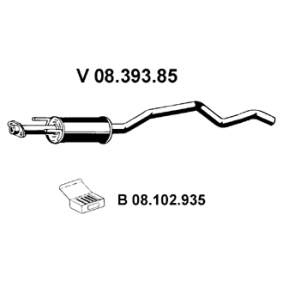 Vorschalldämpfer 08.393.85