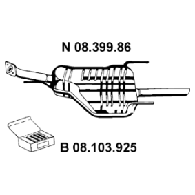 Endschalldämpfer 08.399.86 von EBERSPÄCHER günstig für 132,43 € online kaufen