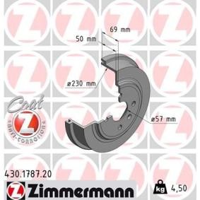 Comprar Tambor de freno de ZIMMERMANN 430.1787.20 a bajo precio de 50,30 €