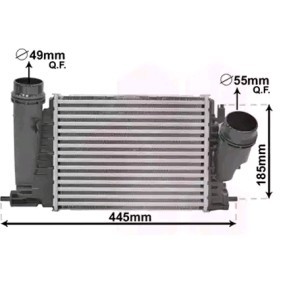 Köp Intercooler av VAN WEZEL 43014701 till det låga priset 2312,95 kr