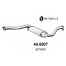 Mittelschalldämpfer 44.6007