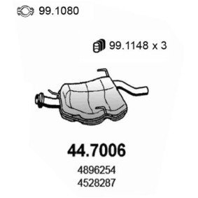 Endschalldämpfer 44.7006 von ASSO günstig für 208,76 € online kaufen
