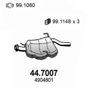 Endschalldämpfer 44.7007 von ASSO günstig für 184,44 € online kaufen