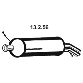 Endschalldämpfer 13.2.56 von EBERSPÄCHER günstig für 161,65 € online kaufen