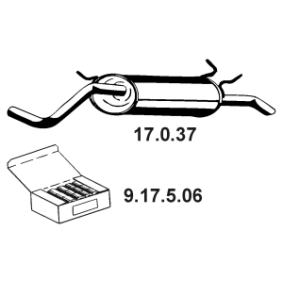 Endschalldämpfer 17.0.37 von EBERSPÄCHER günstig für 275,20 € online kaufen