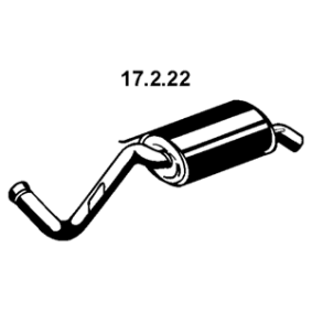 Endschalldämpfer 17.2.22 von EBERSPÄCHER günstig für 105,89 € online kaufen
