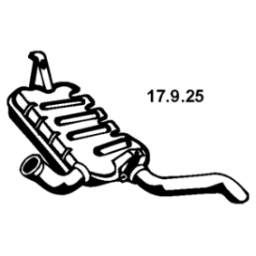 Endschalldämpfer 17.9.25 von EBERSPÄCHER günstig für 257,78 € online kaufen