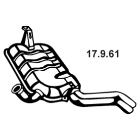 Endschalldämpfer 17.9.61 von EBERSPÄCHER günstig für 191,93 € online kaufen