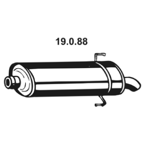 Endschalldämpfer 19.0.88 von EBERSPÄCHER günstig für 81,83 € online kaufen