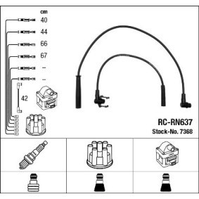 Compre Jogo de cabos de ignição da NGK 44284 a um preço baixo por 24,62 €