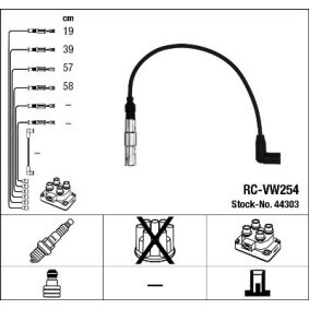 Compre Jogo de cabos de ignição da NGK 44303 a um preço baixo por 51,22 €