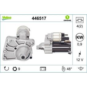 Köp Startmotor av VALEO 446517 till det låga priset 2197,31 kr