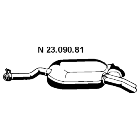 Endschalldämpfer 23.090.81 von EBERSPÄCHER günstig für 220,62 € online kaufen