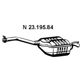 Endschalldämpfer 23.195.84 von EBERSPÄCHER günstig für 203,26 € online kaufen