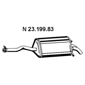 Endschalldämpfer 23.199.83 von EBERSPÄCHER günstig für 240,62 € online kaufen