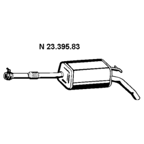 Endschalldämpfer 23.395.83 von EBERSPÄCHER günstig für 273,16 € online kaufen