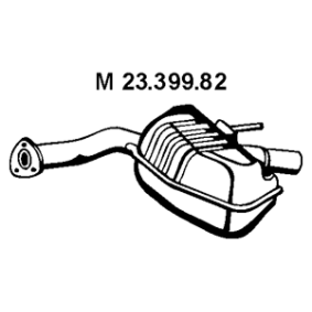 Mittelschalldämpfer 23.399.82