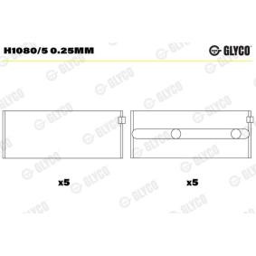 Acquista Bronzine di banco da GLYCO H1080/5 0.25mm a buon mercato per soli 31,90 €
