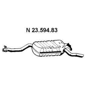 Endschalldämpfer 23.594.83 von EBERSPÄCHER günstig für 163,03 € online kaufen