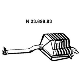 Endschalldämpfer 23.699.83 von EBERSPÄCHER günstig für 204,68 € online kaufen