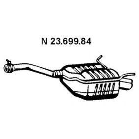 Endschalldämpfer 23.699.84 von EBERSPÄCHER günstig für 249,04 € online kaufen