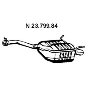 Endschalldämpfer 23.799.84 von EBERSPÄCHER günstig für 235,30 € online kaufen