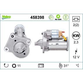 Köp Startmotor av VALEO 458398 till det låga priset 2417,89 kr