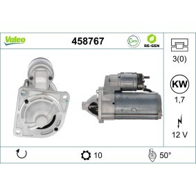 Köp Startmotor av VALEO 458767 till det låga priset 1693,14 kr