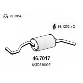Endschalldämpfer 46.7017 von ASSO günstig für 208,76 € online kaufen