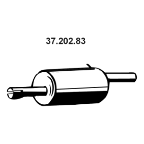 Endschalldämpfer 37.202.83 von EBERSPÄCHER günstig für 95,34 € online kaufen