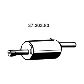 Endschalldämpfer 37.203.83 von EBERSPÄCHER günstig für 195,31 € online kaufen