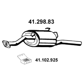 Endschalldämpfer 41.298.83 von EBERSPÄCHER günstig für 248,14 € online kaufen