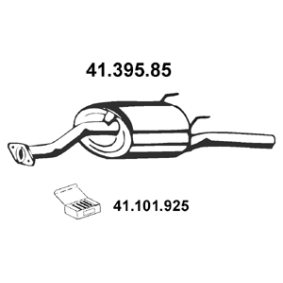 Endschalldämpfer 41.395.85 von EBERSPÄCHER günstig für 185,49 € online kaufen
