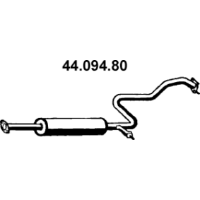 Mittelschalldämpfer 44.094.80