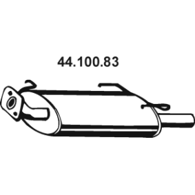 Endschalldämpfer 44.100.83