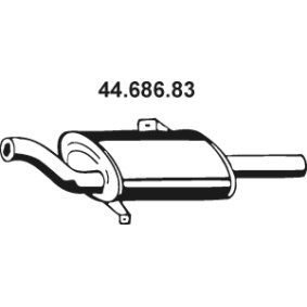 Endschalldämpfer 44.686.83 von EBERSPÄCHER günstig für 95,24 € online kaufen