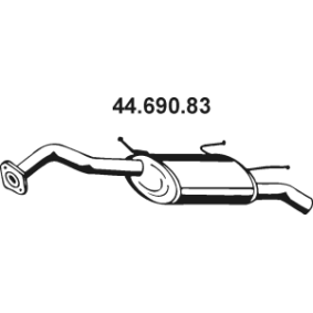 Endschalldämpfer 44.690.83 von EBERSPÄCHER günstig für 95,34 € online kaufen