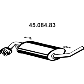 Endschalldämpfer 45.084.83 von EBERSPÄCHER günstig für 211,55 € online kaufen