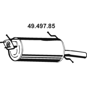 Endschalldämpfer 49.497.85 von EBERSPÄCHER günstig für 309,78 € online kaufen
